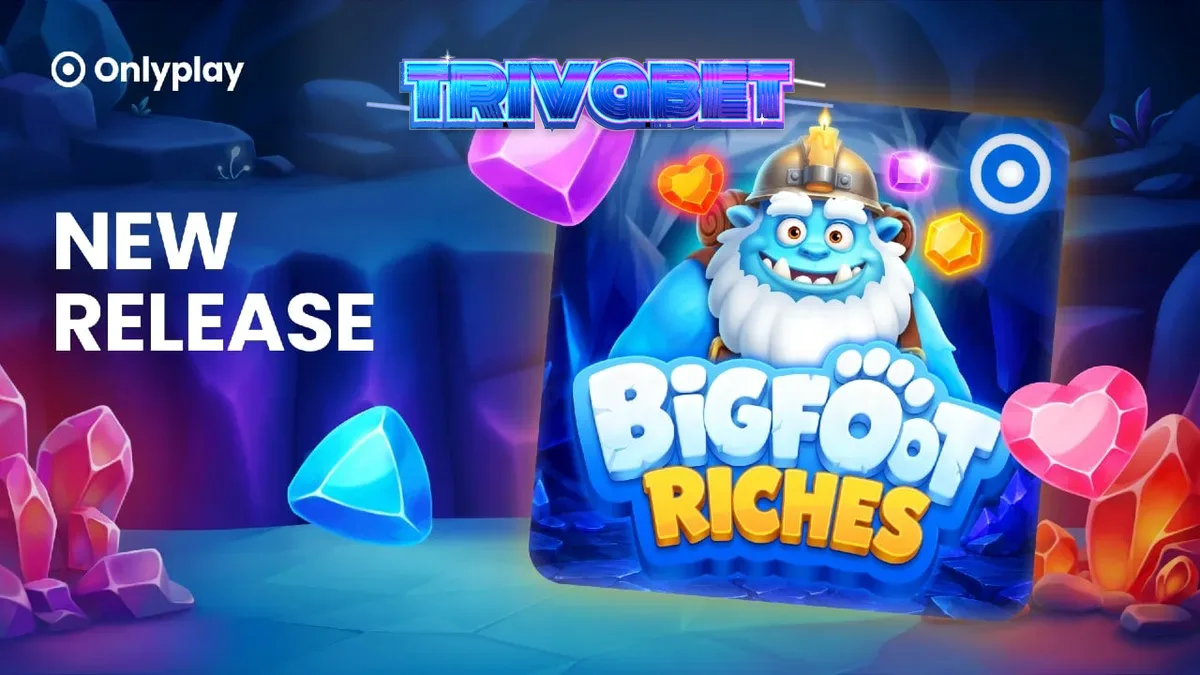 Pemandangan musim dingin dalam permainan slot Bigfoot Riches