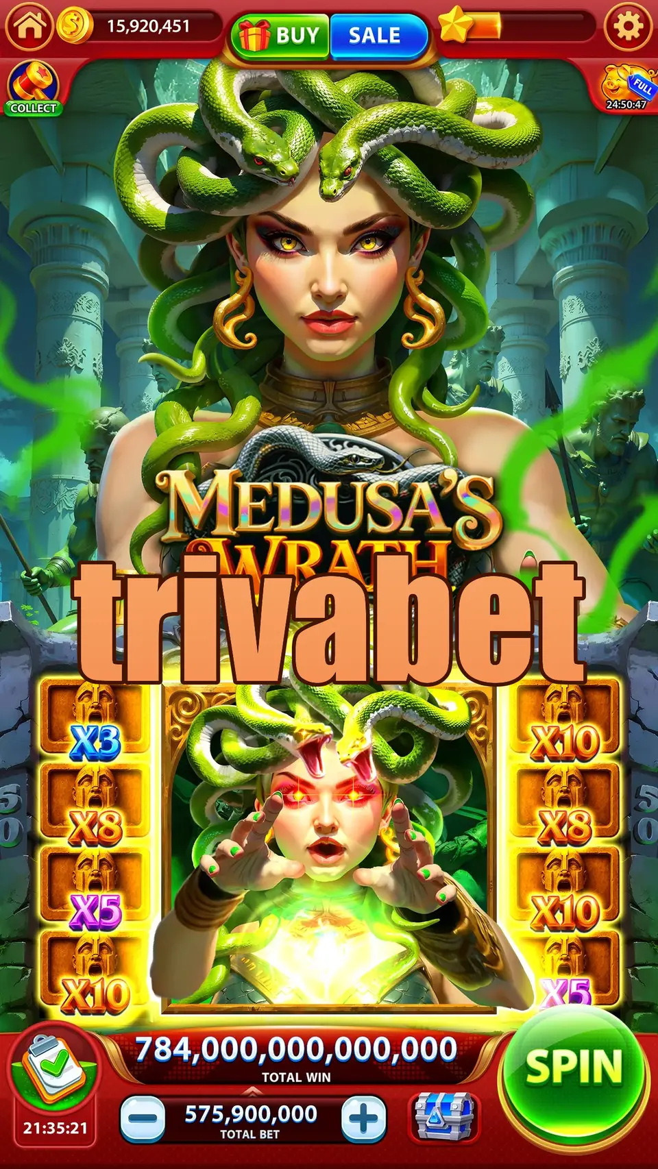 trivabet Tangkapan Layar Resmi APK